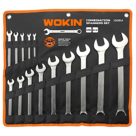 Wokin 14 Piece Combination Wrench Spanner Set 150814